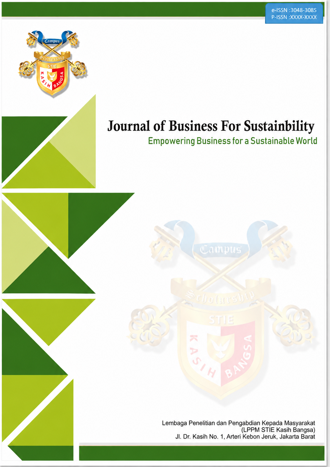 					View Vol. 3 No. 1 (2026): May : The Journal of Business for Sustainability
				